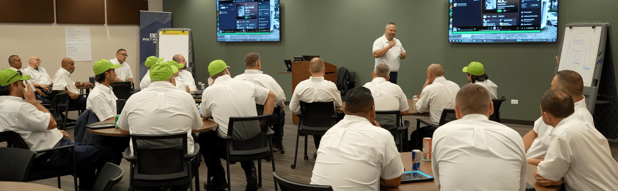 People in an ABC Training session