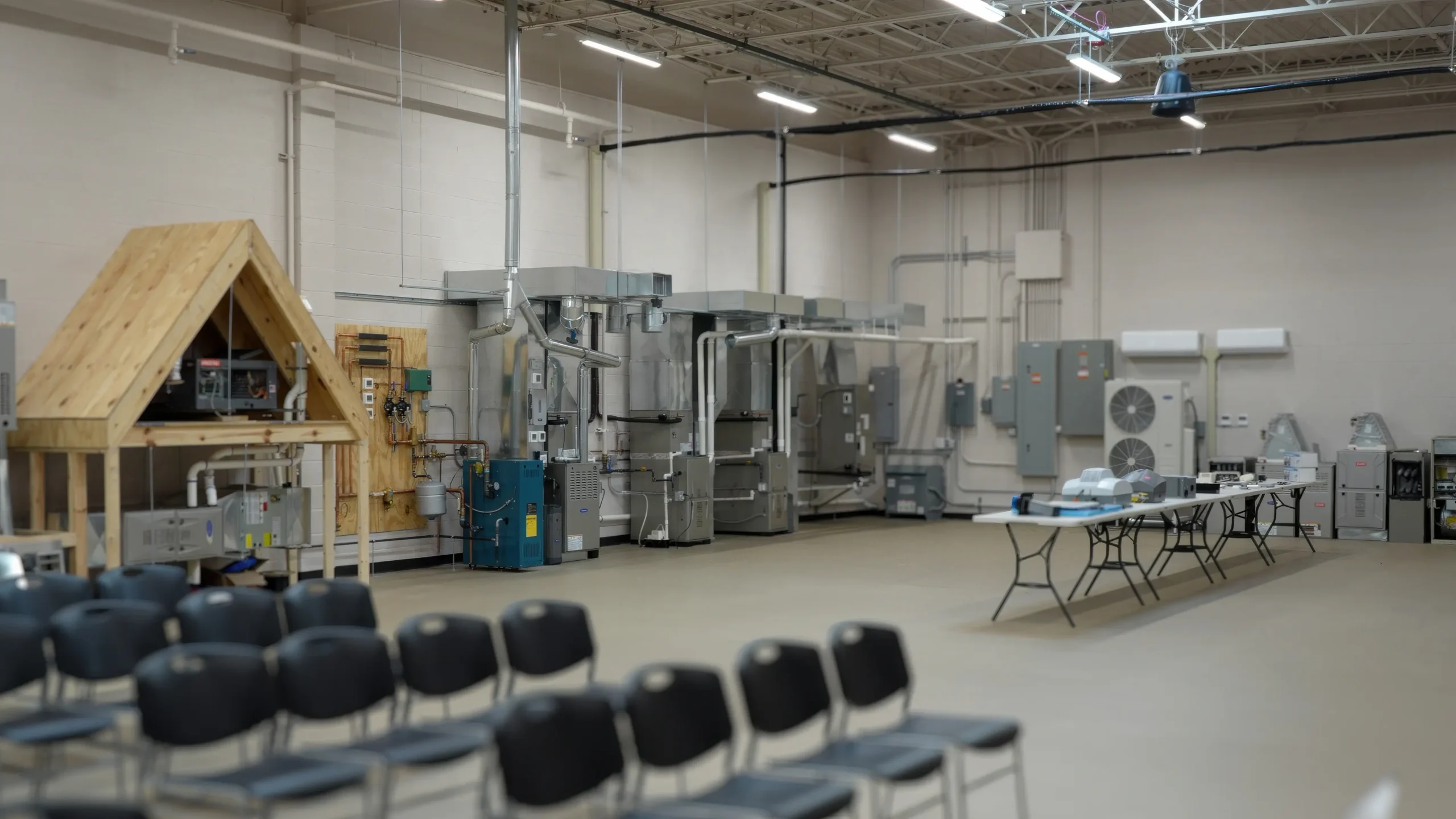 Inside ABC Training facility