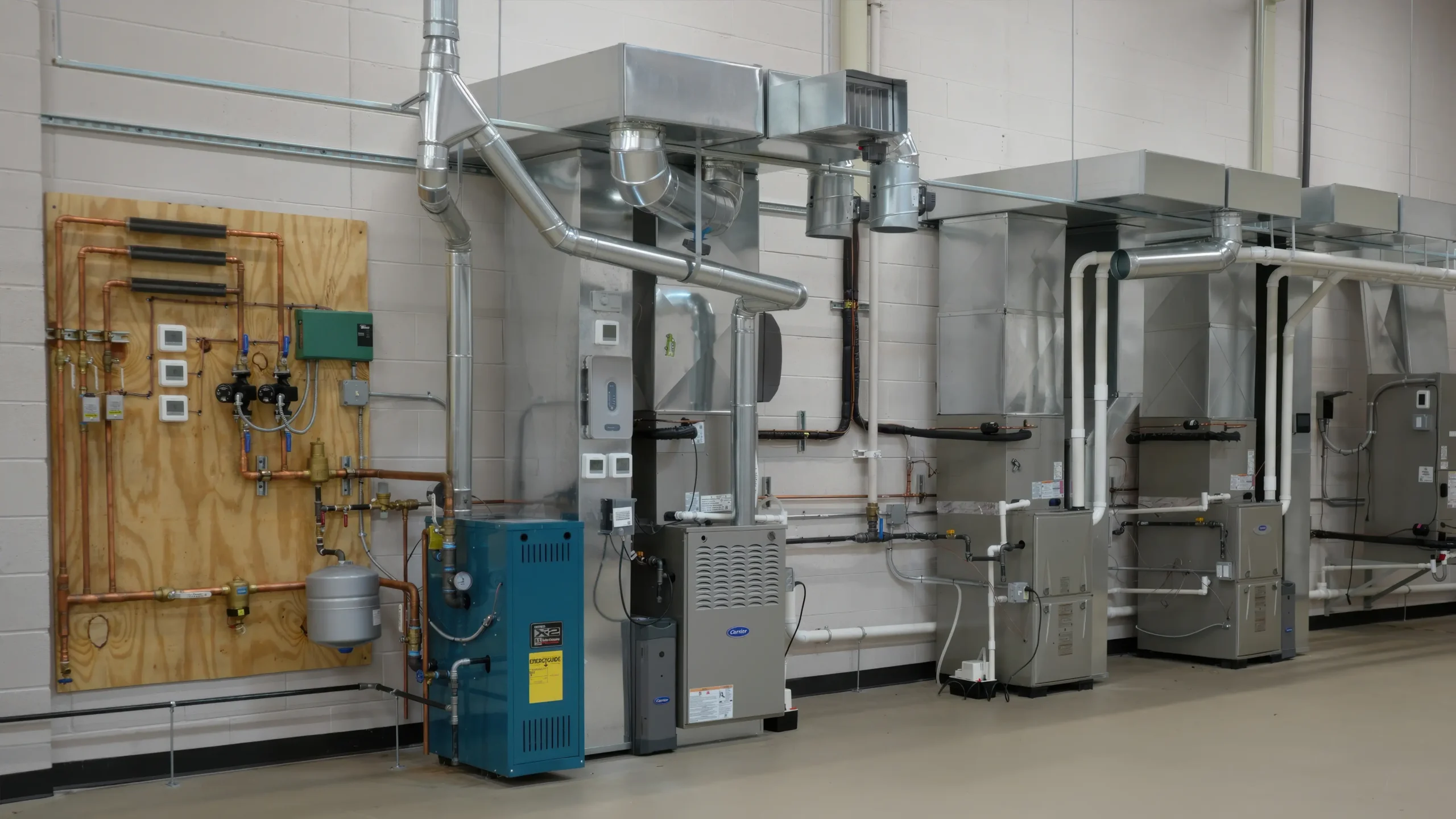 HVAC systems in ABC training facility