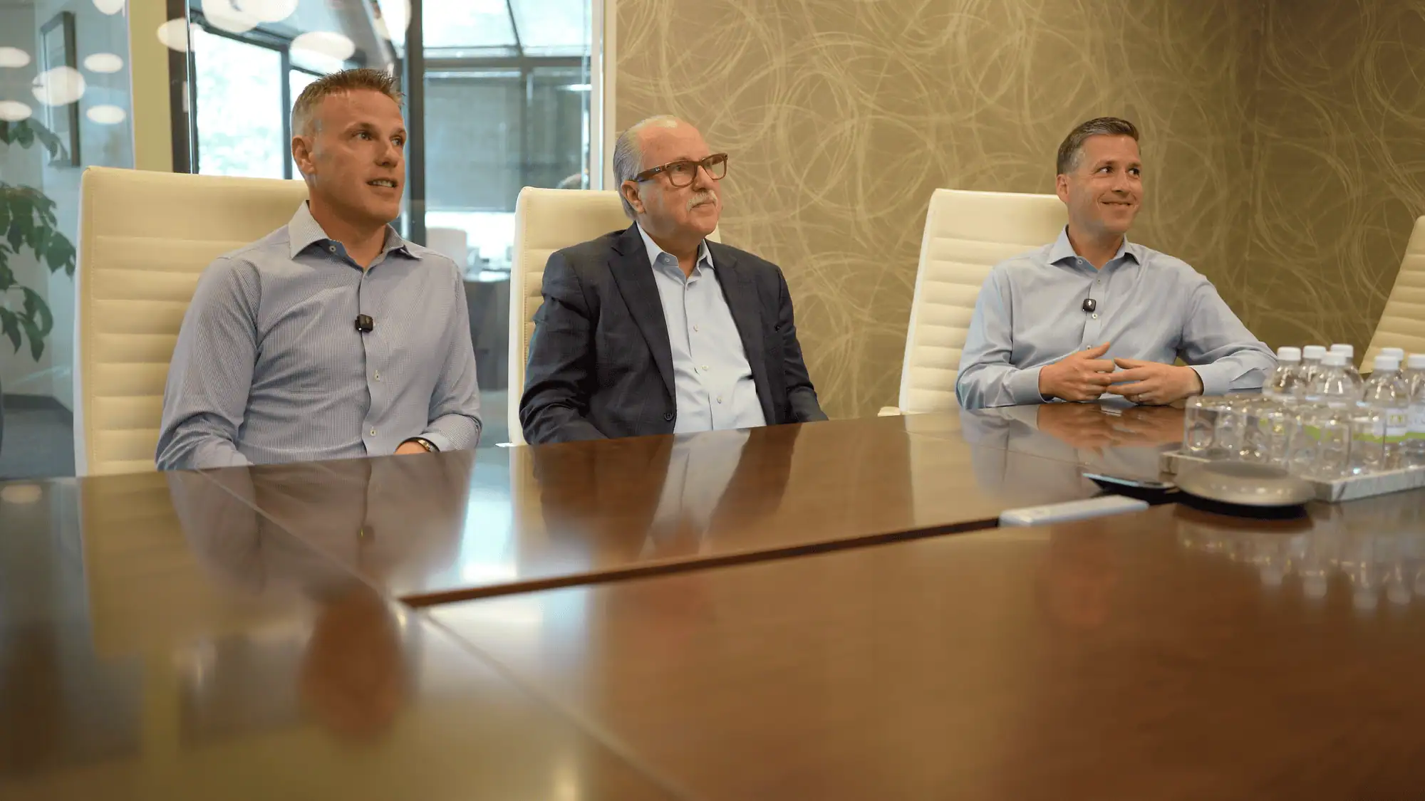 team members in conference room