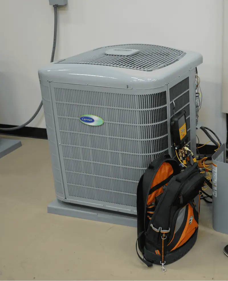Air conditioning unit in ABC training center